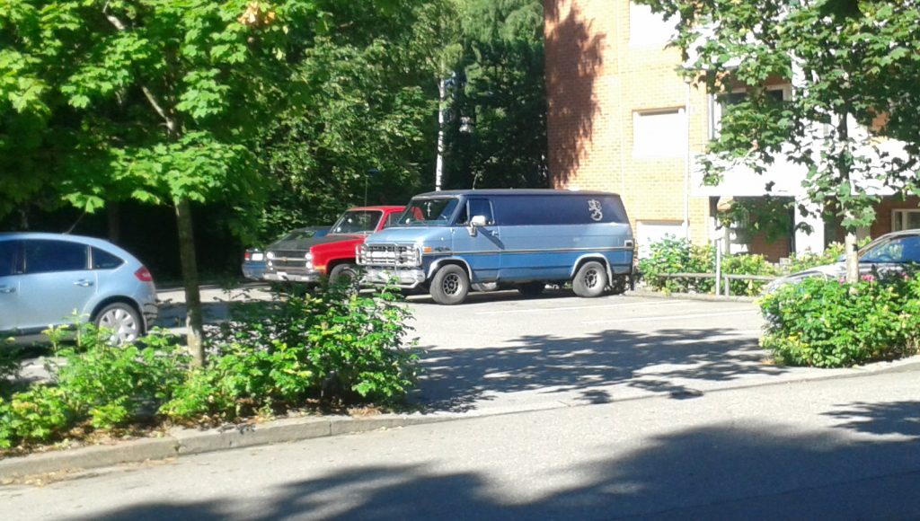Tämä on ainoa kuva, jonka onnistuimme nappaamaan Lapuan liikkeen käyttämästä autosta